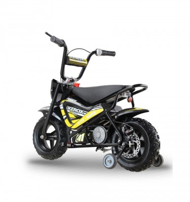 Moto électrique enfant KEROX E-FAT KIDS 250W - Jaune