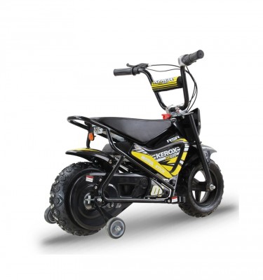 Moto électrique enfant KEROX E-FAT KIDS 250W - Jaune