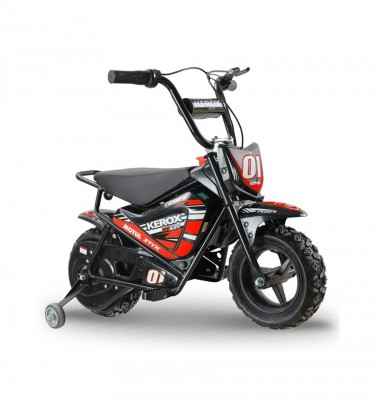 Moto électrique enfant KEROX E-FAT KIDS 250W - Rouge