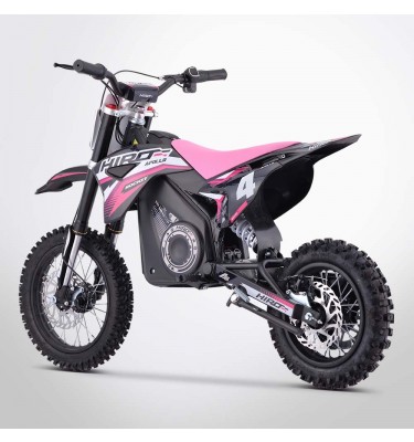 Dirt bike enfant électrique APOLLO HIRO ROCKET 1000W - Édition 2024 - Rose