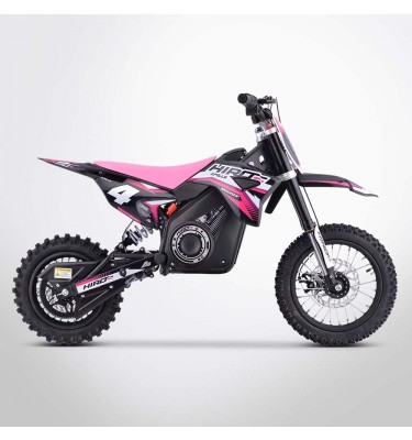 Dirt bike enfant électrique APOLLO HIRO ROCKET 1000W - Édition 2024 - Rose