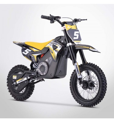 Dirt bike enfant électrique APOLLO HIRO ROCKET 1000W - Édition 2024 - Jaune