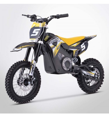 Dirt bike enfant électrique APOLLO HIRO ROCKET 1000W - Édition 2024 - Jaune