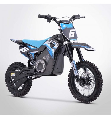 Dirt bike enfant électrique APOLLO HIRO ROCKET 1000W - Édition 2024 - Bleu