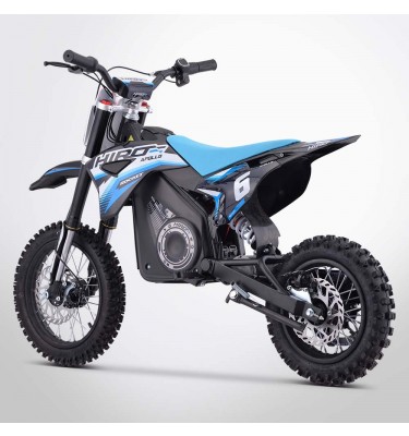 Dirt bike enfant électrique APOLLO HIRO ROCKET 1000W - Édition 2024 - Bleu