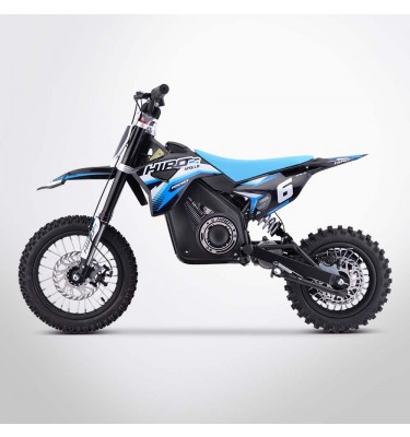 Dirt bike enfant électrique APOLLO HIRO ROCKET 1000W - Édition 2024 - Bleu