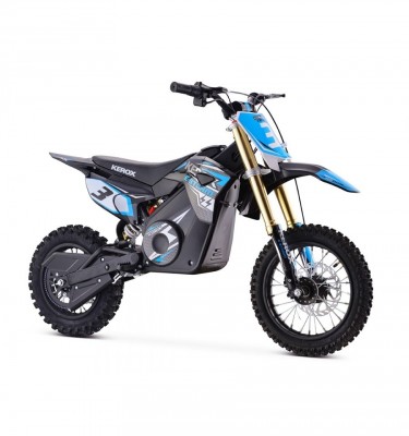 Pit bike électrique KEROX E-STORM 1000W - Bleu