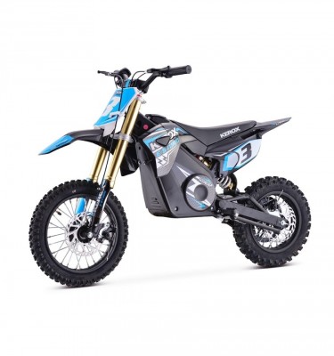 Pit bike électrique KEROX E-STORM 1000W - Bleu