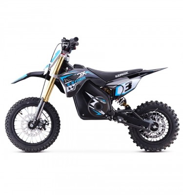 Pit bike électrique KEROX E-STORM 1000W - Bleu