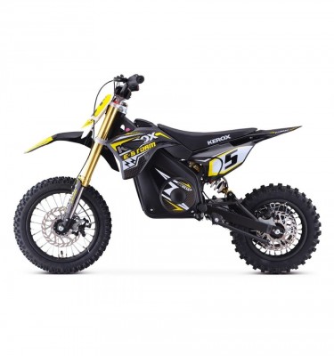 Pit bike électrique KEROX E-STORM 1000W - Jaune