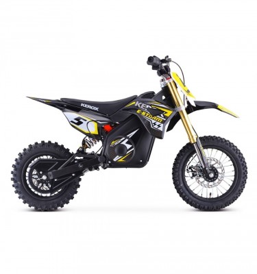 Pit bike électrique KEROX E-STORM 1000W - Jaune