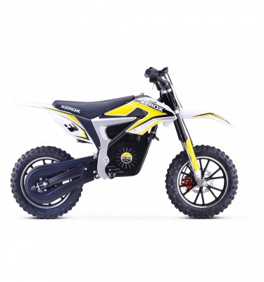 Pocket bike électrique KEROX E-MICO 550W - Jaune