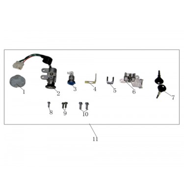 FIG. 35 - Kit serrure