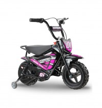 Moto électrique enfant KEROX E-FAT KIDS 250W - Rose