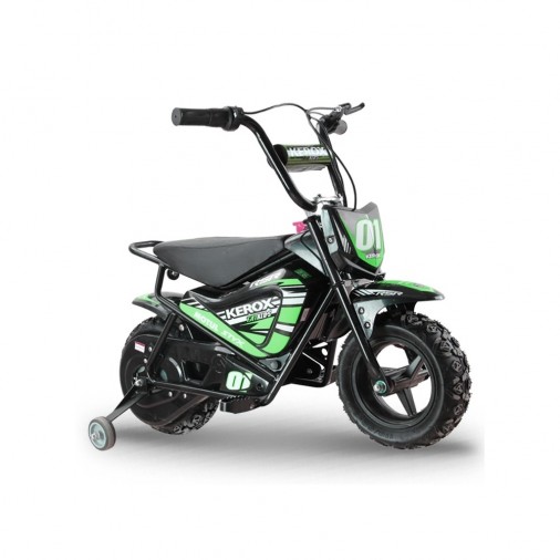 Moto électrique enfant KEROX E-FAT KIDS 250W - Vert