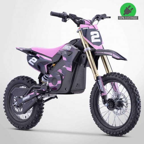 Moto enfant électrique ORION 2000W - 14/12 - Édition 2024 - Rose