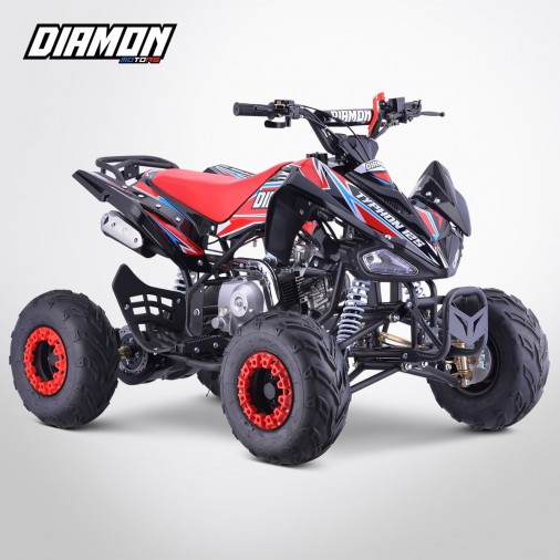 Quad enfant TYPHON 125 - Roues 7“ - DIAMON MOTORS - Édition 2024 - Rouge