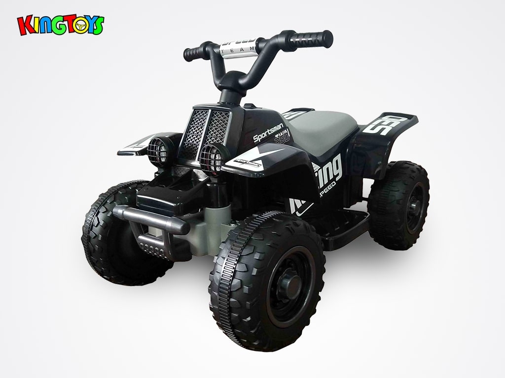 Quad Électrique Enfant Racing 25W Noir KINGTOYS