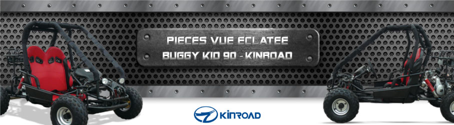 Vue Eclatée Buggy Kid 90 KINROAD - Pièces Détachées Buggy Kid 90 KINROAD